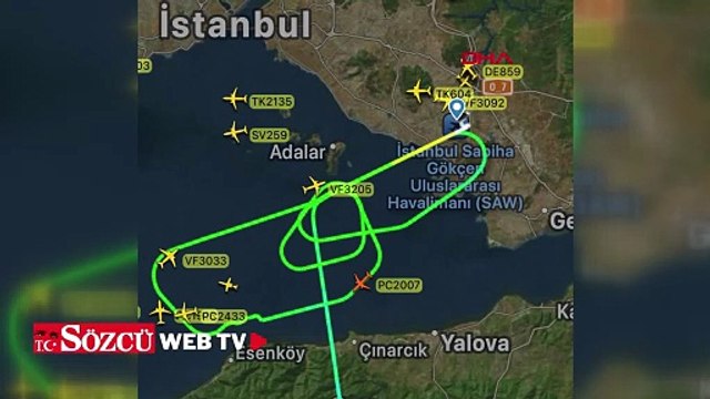 Pistteki kuşlar uçuş trafiğini olumsuz etkiledi