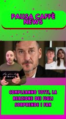 Compleanno Totti, la reazione dei figli sorprende i fan