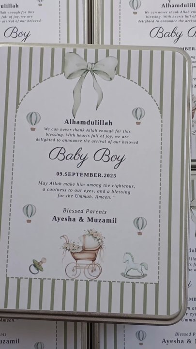 Trending Baby Favour Ideas | Baby Announcement Favour Ideas