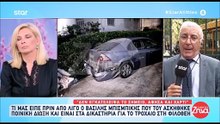 Ο Μπισμπίκης ισχυρίζεται: «Ήμουν νηφάλιος, δεν είχα πιει - Μου έφυγε το τιμόνι και προκάλεσα ζημιές»