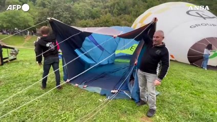 Francia, le mongolfiere "colorano" i cieli su Rocamadour