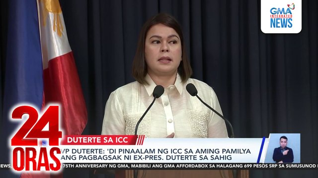 ICC, iginiit na may pahintulot ni Ex-Pres. Duterte ang mga pagbisita sa kanya | 24 Oras