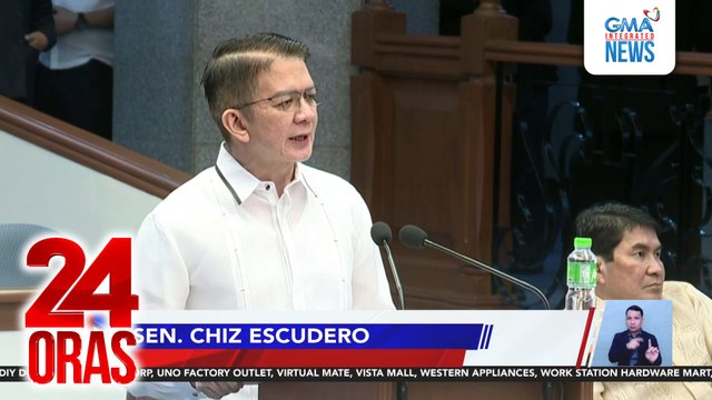 Sen. Escudero - nililihis ng dating house speaker ang imbestigasyon; Rep. Romualdez: script ng DDS ang pahayag ni Escudero | 24 Oras