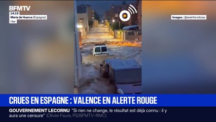 Intempéries en Espagne: la région de Valence est en alerte rouge pour de fortes pluies