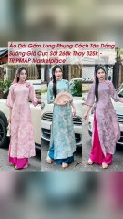 Áo Dài Gấm Long Phụng Cách Tân Dáng Suông Giá Cực Sốt 260k Thay 325k - TRIPMAP Marketplace