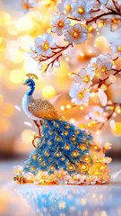 Magical Animated Peacock | Stunning Digital Art in Motion"