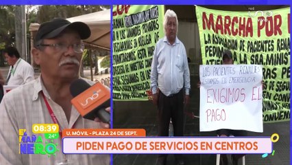 PACIENTES Renales cumplen 12 días de vigilia en la Plaza 24 de Septiembre