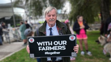Farmers protest against inheritance tax changes
