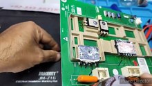 Haier Dc inverter ac E7 error code outdoor pcb Dc inverter ac pcb training center Babar Electronics #486