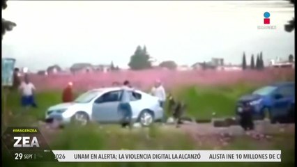Hombre dispara contra manifestantes en la carretera Toluca-Palmillas