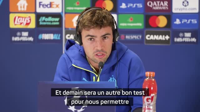 Marseille - O'Riley : "Un bon test pour nous permettre de montrer ce dont nous sommes capables"