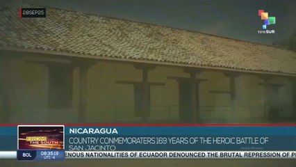 Nicaragua commemorates 169 years of the heroic Battle of San Jacinto