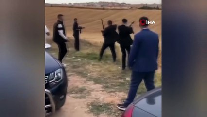 İnegöl'de düğün konvoyunda silah atan şahıslar yakalandı