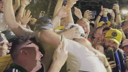 Jon Rahm Pops Champagne After Ryder Cup Win: Europe Cheers!