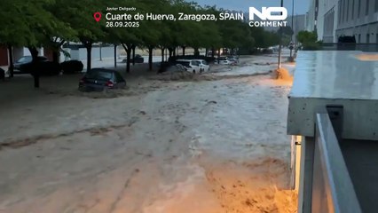 Plötzliche Starkregen lösen Rettungen und Evakuierungen in Nordspanien aus