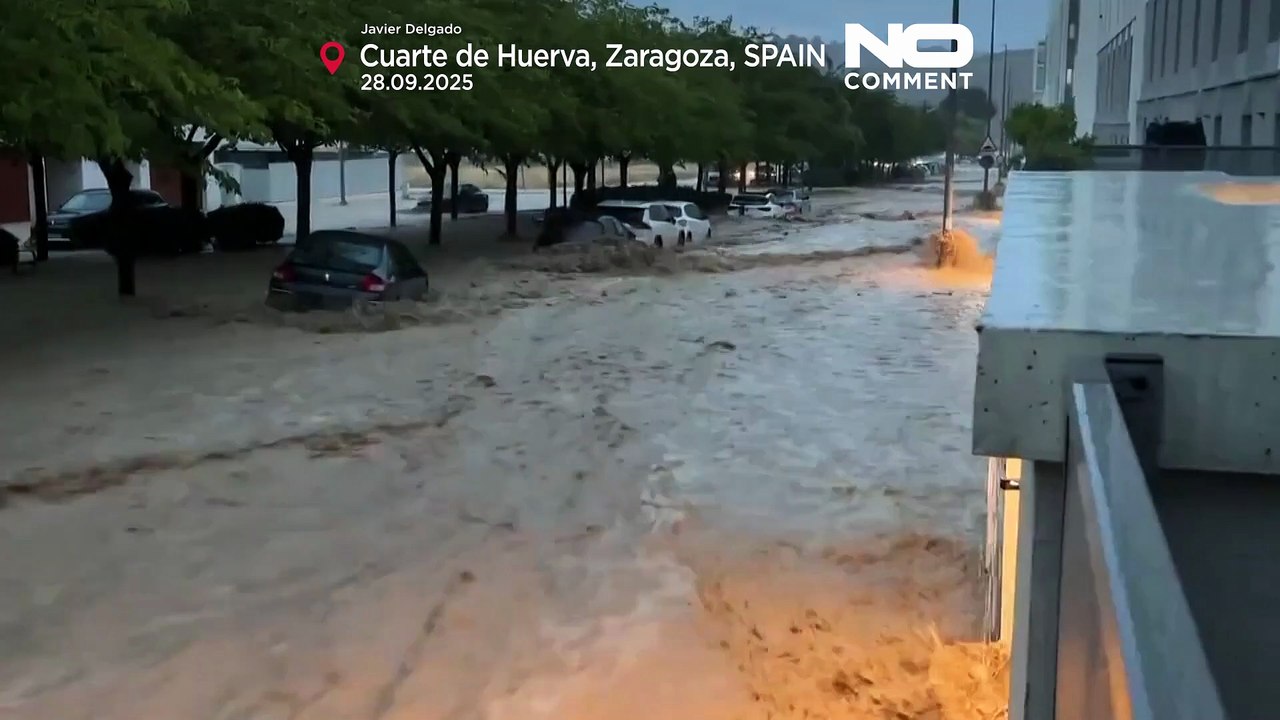 Chuvas intensas repentinas provocam resgates e evacuações no norte de Espanha