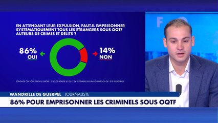 Wandrille de Guerpel sur les 86% des Français qui veulent emprisonner les criminels sous OQTF