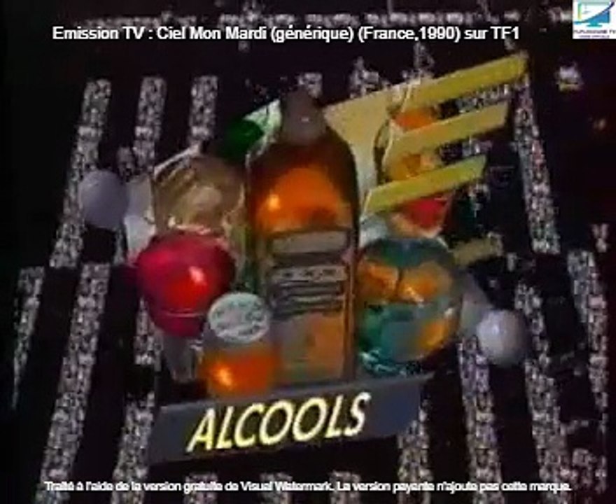 Emission TV : Ciel, mon mardi (France, 1990, TF1) Générique de l'émission