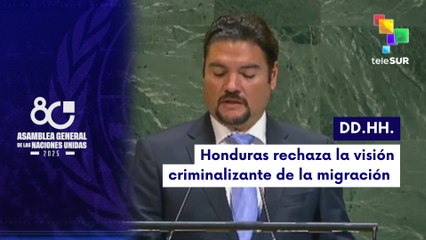 Honduras interviene en el 80° período de sesiones de la ONU