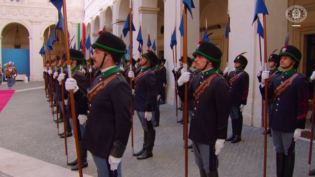 Roma - Meloni incontra il Presidente della Repubblica della Guinea Bissau (29.09.25)
