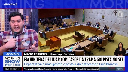 O que muda com FACHIN na PRESIDÊNCIA do STF? Bancada OPINA