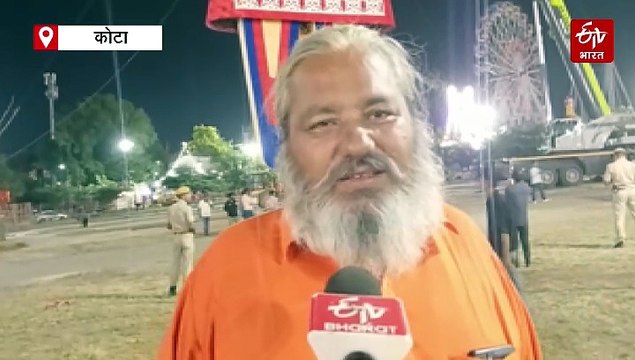 दशहरा मैदान में आ डटा विश्व का सबसे ऊंचा रावण, 221 फीट हुई लंबाई... कोटा में बना रिकॉर्ड