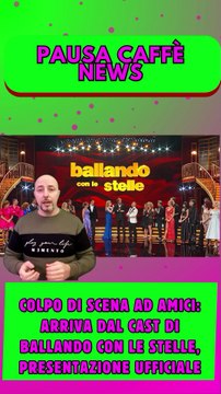 Colpo di scena ad Amici arriva dal cast di Ballando con le Stelle, presentazione ufficiale