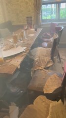 Toby Carvery ceiling collapses on dining customers