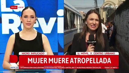 Muerte de mujer en el centro: “Ella estaba cruzando la avenida, se volvió y no la vi”, dice micrero
