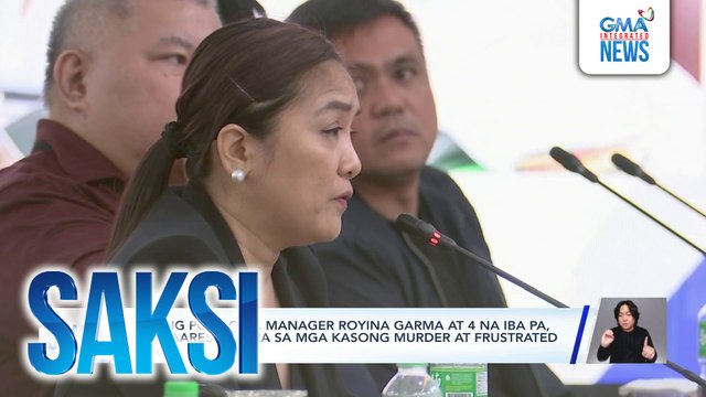 Dating PCSO GM Royina Garma at 4 na iba pa, ipinaaaresto para sa mga kasong murder at frustrated murder | Saksi