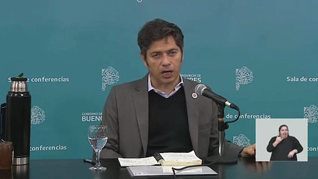 Axel Kicillof: No es culpa de uno o de otro