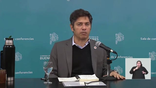 Axel Kicillof le pidió al presidente Javier Milei que convoque a todos los gobernadores de forma urgente a una mesa de trabajo