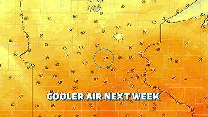 Heat holds this week, but showers loom by the weekend