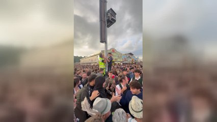 Man Shows Huge Oktoberfest Crowd