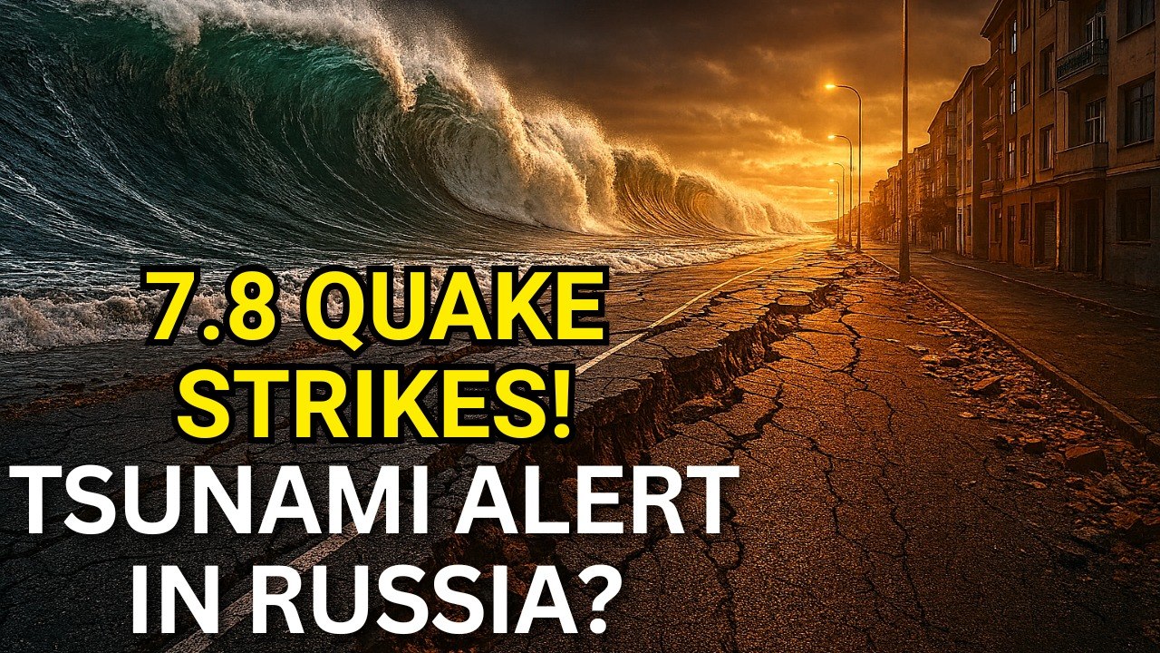 7.8 Earthquake Rocks Russia as Tsunami Alerts Sound Across the Pacific