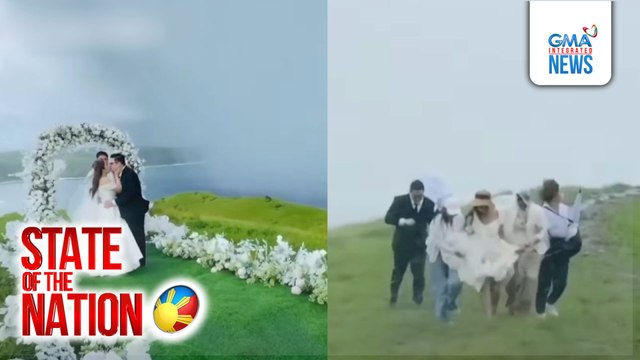 Kasal sa Batanes, idinaos sa gitna ng Super Typhoon Nando | SONA