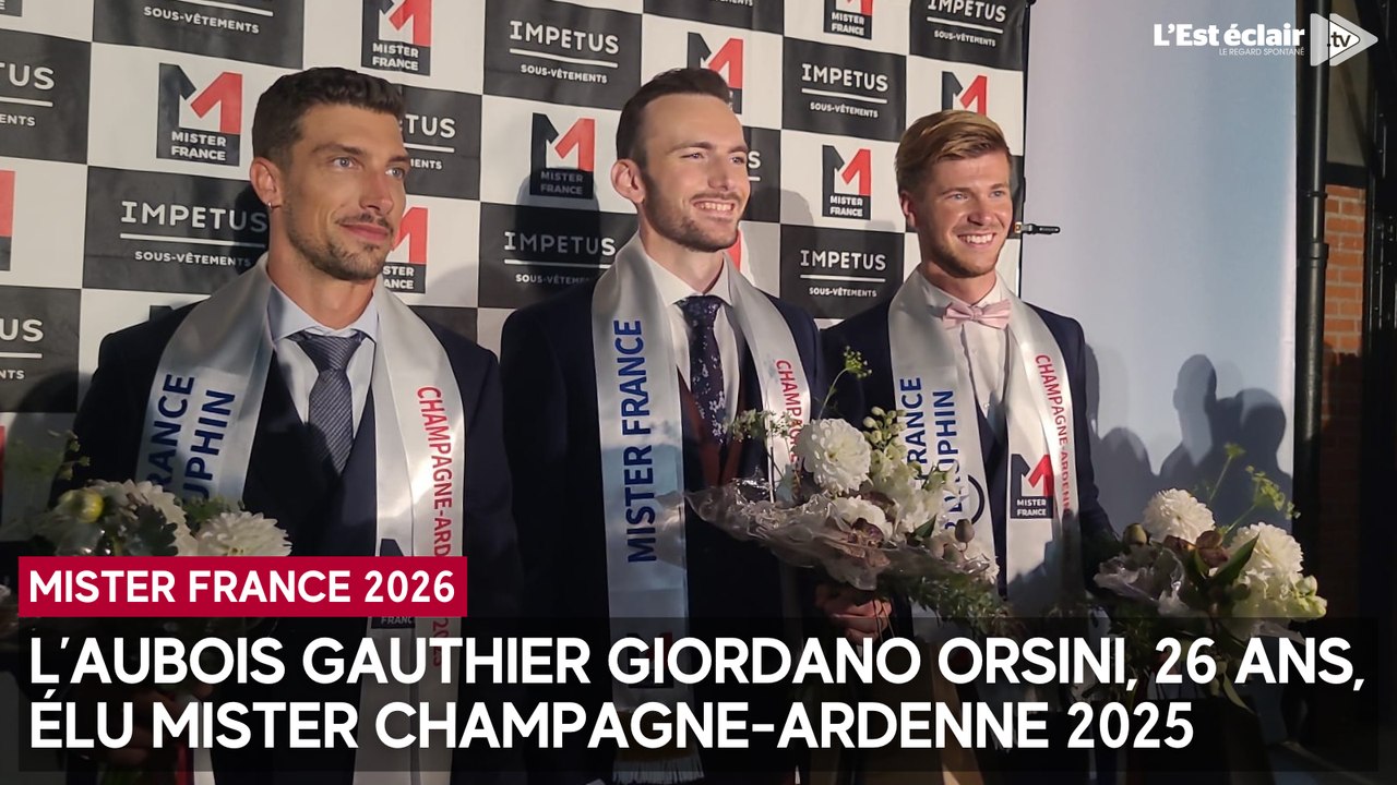 Mister France 2026 : Gauthier Giordano Orsini élu Mister Champagne-Ardenne