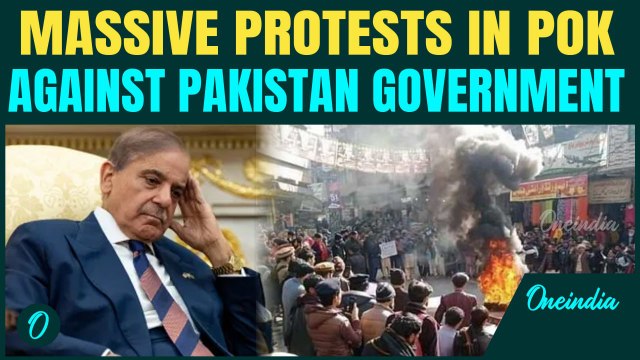 Pakistan Erupts! Thousands Protests in POK against Brutal PM Shehbaz | Police kills 2, injures many