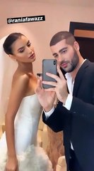 مكياج رانيا فواز في حفل زفافها ساحر