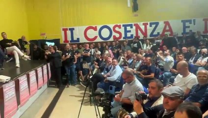 Caso Cosenza Calcio, al cinema San Nicola l'intervento dei tifosi