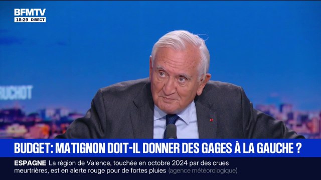 Interrogé sur une éventuelle déception vis-à-vis de François Bayrou, Jean-Pierre Raffarin, ancien Premier ministre répond: Non, je le connais depuis longtemps