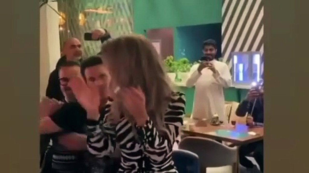 مايا دياب ترقص مع سعد الصغير على أغنية «الحنطور»