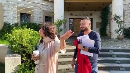 دانييلا رحمة ترقص على أغنية حسين الجسمي بكواليس "العودة"