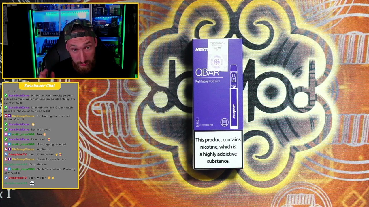 Nextvapor QBar Podsystem Review und test