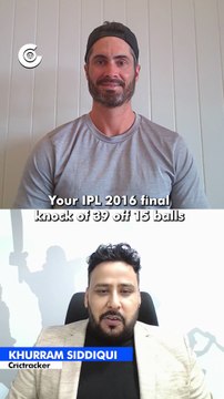 Ben Cutting shares insights on his game-changing innings in the IPL 2016 final against RCB.