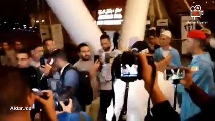 استقبال حافل لمحمد رمضان بالمغرب