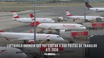 Lufthansa anuncia que vai cortar 4.000 postos de trabalho até 2030