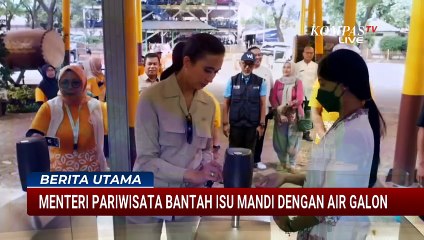 Bantah Isu Mandi Dengan Air Galon, Menpar: Mungkin Ada yang Ingin Jadi Menteri Pariwisata