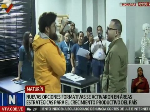 Monagas | Gobierno nacional activa nuevas opciones de formación en áreas estratégicas