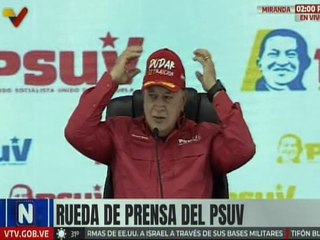 Sec. Gral. Cabello: Aviones y tanques no superan la moral y la dignidad que tienen los venezolanos